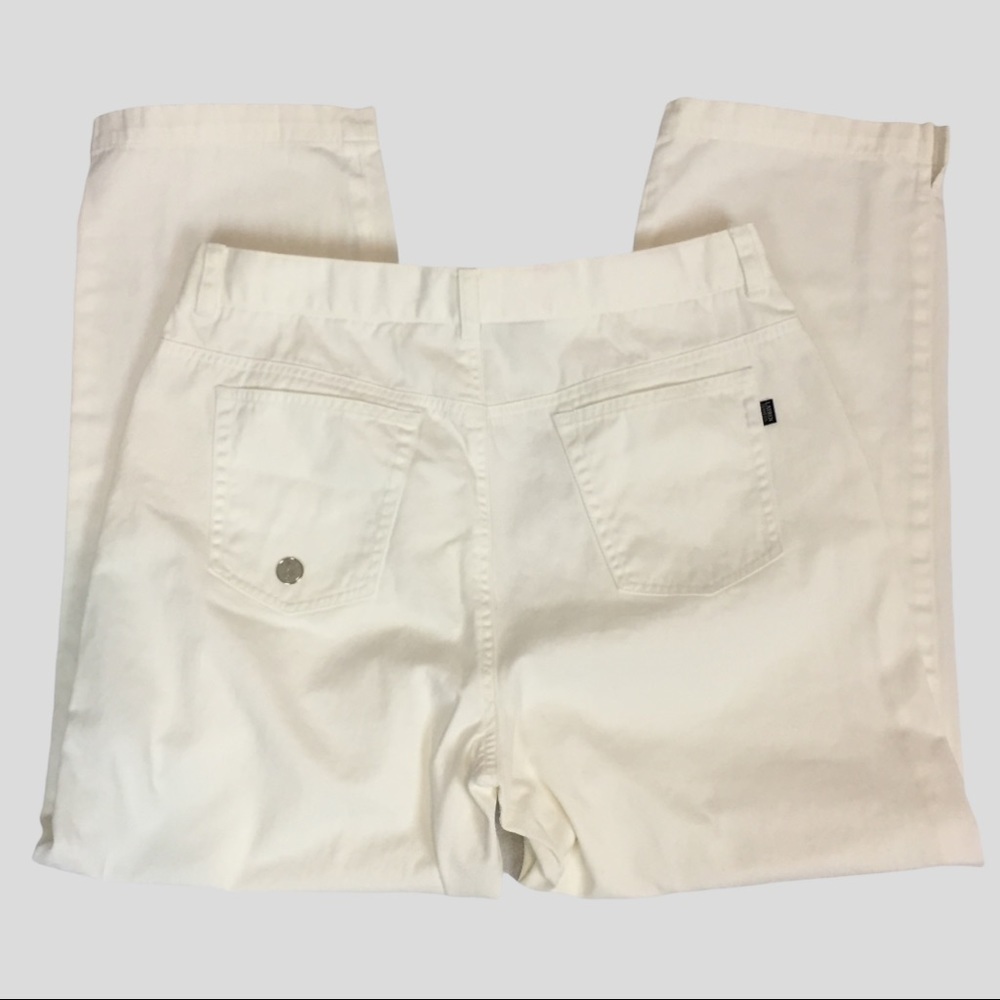 Lauren Ralph Lauren Crop White Jeans - Picture 2 of 11